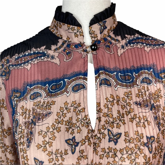 Lady Carol Petites Vintage Blouse Butterfly Pattern size SP - Picture 15 of 16